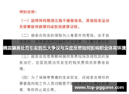 魏震禁赛处罚引发的五大争议与深度反思如何影响职业体育环境